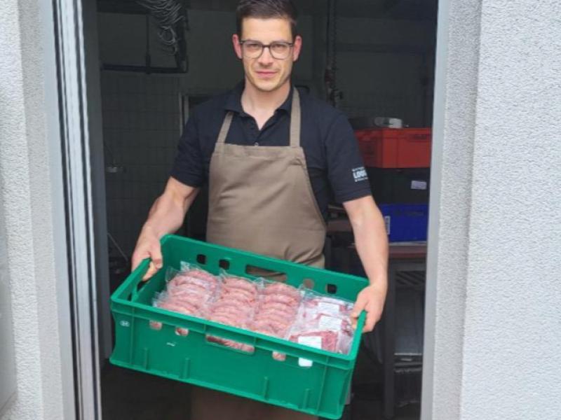 Metzgerei Loosli Schlachtung im Dorf